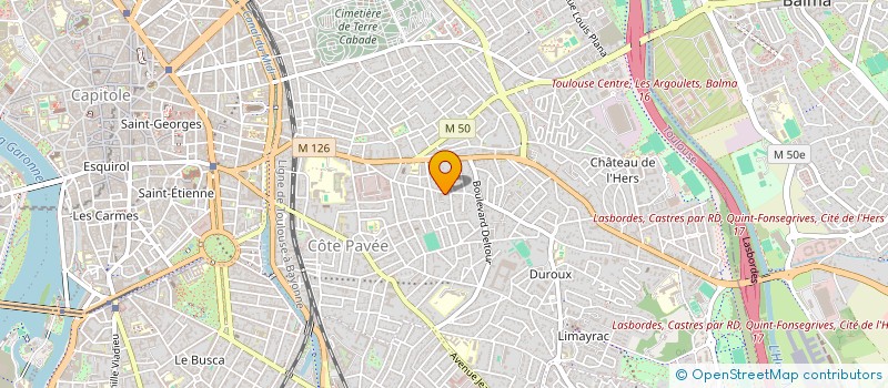 localisation de l'entreprise NOVARE à TOULOUSE