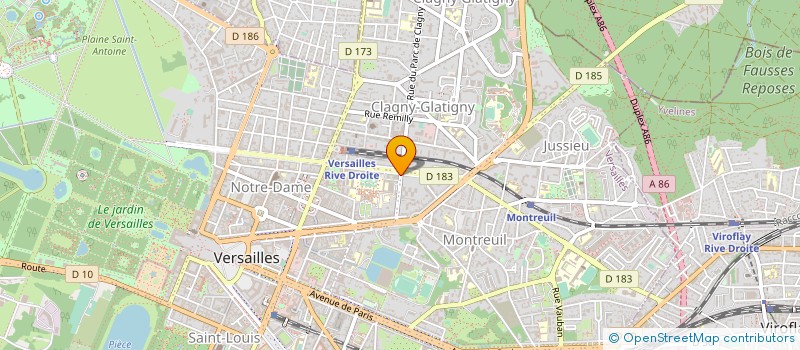 localisation de l'entreprise NOVARER à VERSAILLES