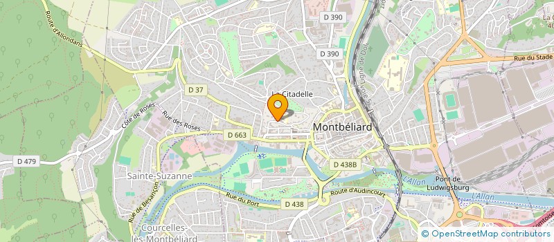 localisation de l'entreprise NOVAS à MONTBELIARD