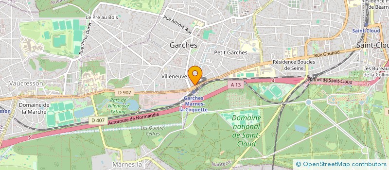 localisation de l'entreprise NOVASAC SA à GARCHES