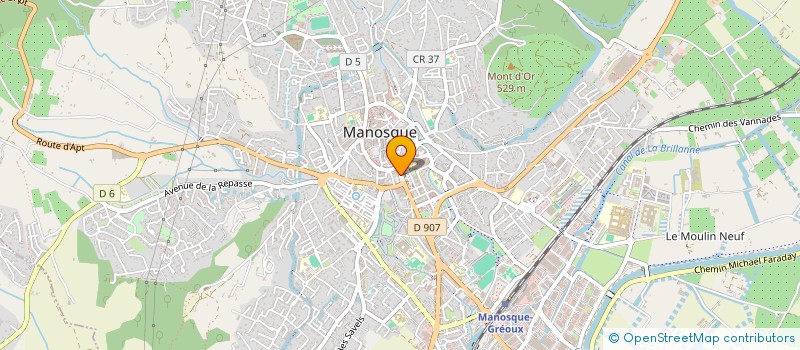 localisation de l'entreprise NOVASIF à MANOSQUE