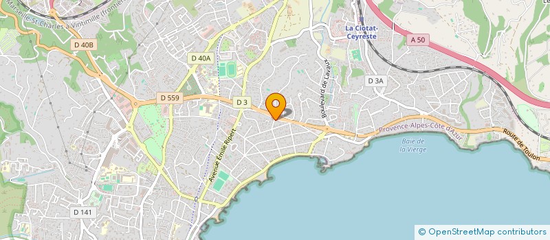 localisation de l'entreprise NOVASOFT  LA CIOTAT