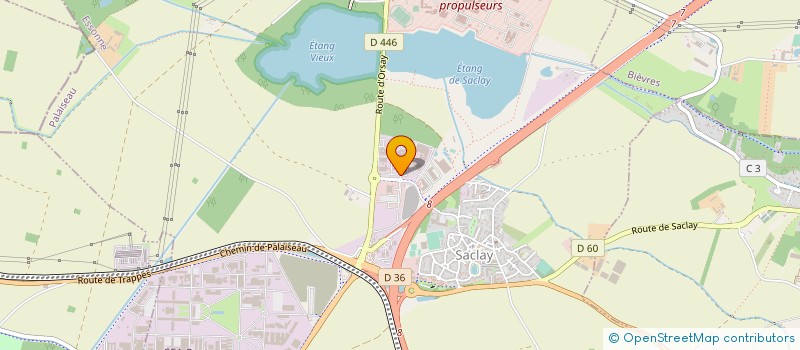 localisation de l'entreprise NOVASOL à SACLAY