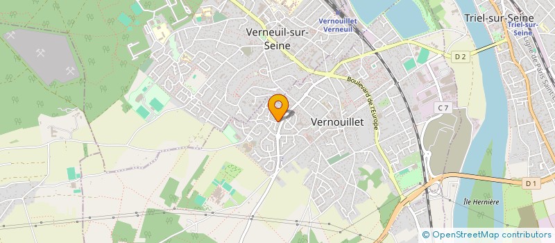 localisation de l'entreprise NOVASSUR PATRIMOINE  VERNOUILLET