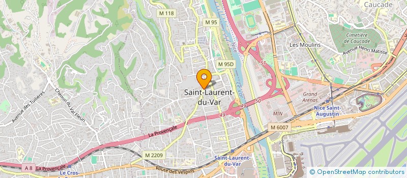 localisation de l'entreprise NOVASSURE  SAINT-LAURENT-DU-VAR