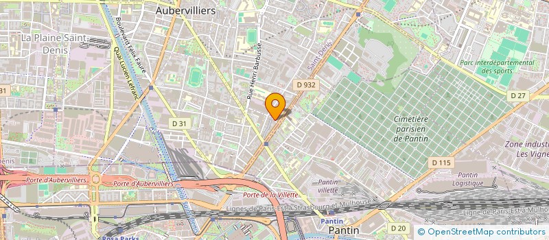 localisation de l'entreprise NOVASTOR CONSULTING  AUBERVILLIERS