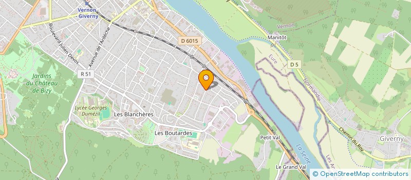 localisation de l'entreprise NOVASTRATA  VERNON