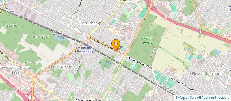 localisation de l'entreprise NOVASTRUKT à BEAUCHAMP