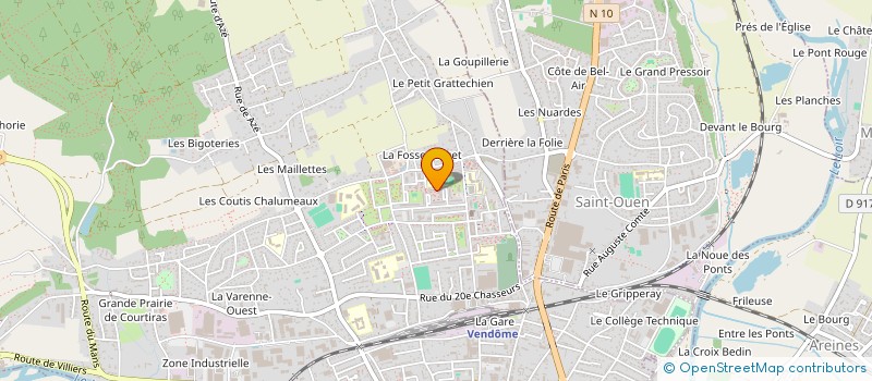localisation de l'entreprise NOVASUN à VENDOME