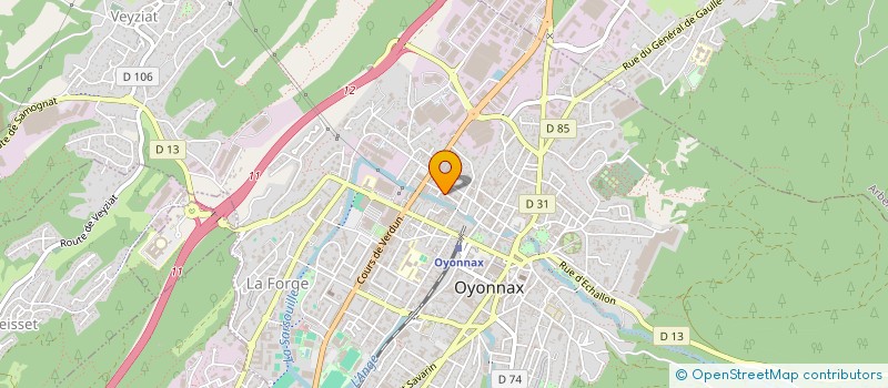 localisation de l'entreprise NOVAT'HOME à OYONNAX