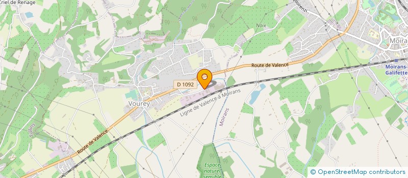 localisation de l'entreprise NOVATAB à VOUREY