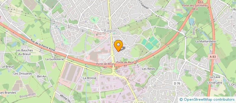 localisation de l'entreprise NOVATAXI à REZE