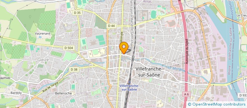 localisation de l'entreprise NOVATEC CONSTRUCTION à VILLEFRANCHE-SUR-SAONE