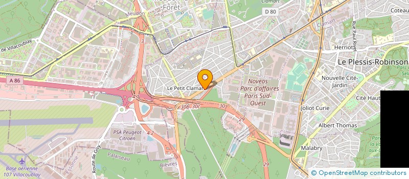 localisation de l'entreprise NOVATEC NOUVELLES TECHNOLOGIES à CLAMART