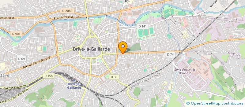 localisation de l'entreprise NOVATECH 19  BRIVE-LA-GAILLARDE