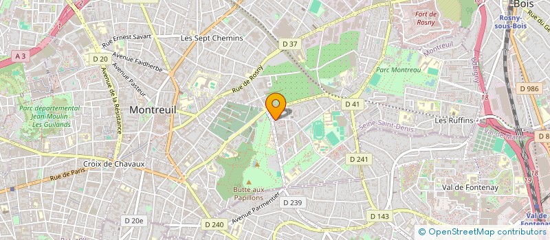 localisation de l'entreprise NOVATECH à MONTREUIL