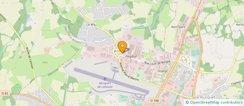 localisation de l'entreprise NOVATECH INDUSTRIES  LANNION