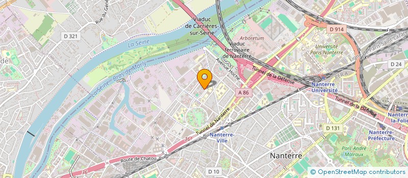 localisation de l'entreprise NOVATECH IT CONSULTING  NANTERRE