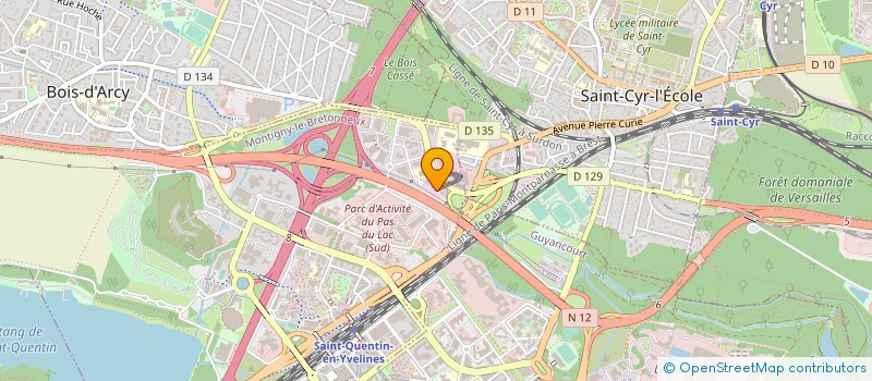 localisation de l'entreprise NOVATEL IT FRANCE à MONTIGNY-LE-BRETONNEUX