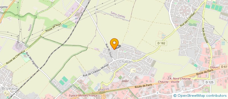 localisation de l'entreprise NOVATI  COULON