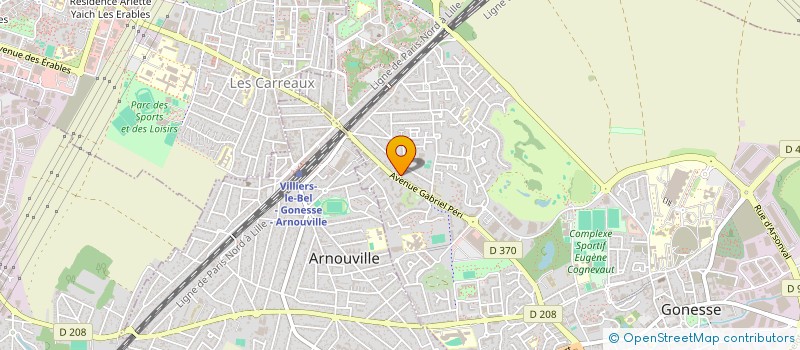 localisation de l'entreprise NOVATIEL  GONESSE