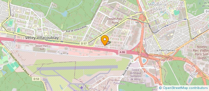 localisation de l'entreprise NOVATIEL DEVELOPPEMENT  VELIZY-VILLACOUBLAY