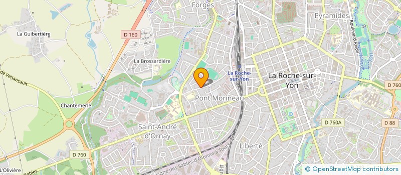 localisation de l'entreprise NOVATIO à LA ROCHE-SUR-YON
