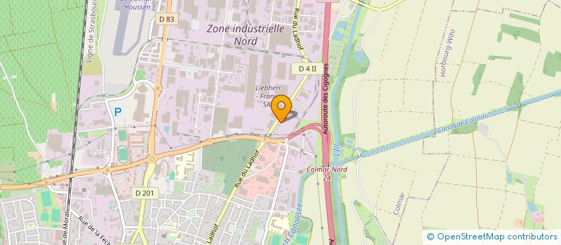 localisation de l'entreprise NOVATION à COLMAR