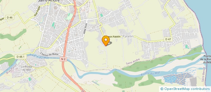 localisation de l'entreprise NOVATION REUNION  SAINT-ANDRE