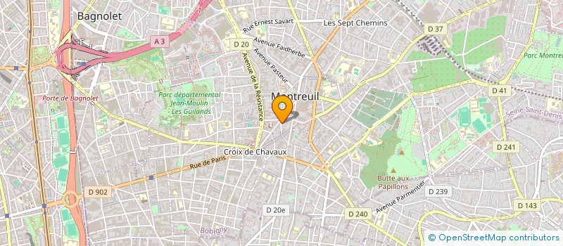 localisation de l'entreprise NOVATIS FORMATION à MONTREUIL