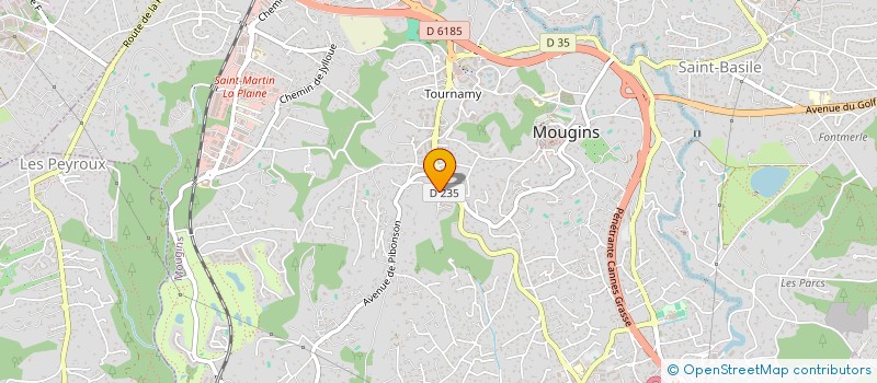 localisation de l'entreprise NOVATIS INTERNATIONAL SARL à MOUGINS