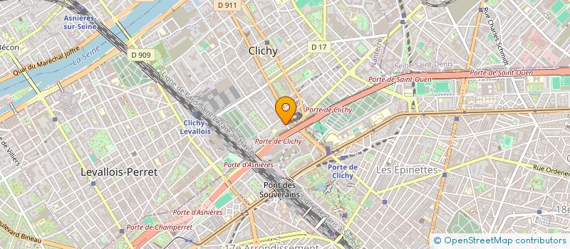 localisation de l'entreprise NOVATOUR à CLICHY