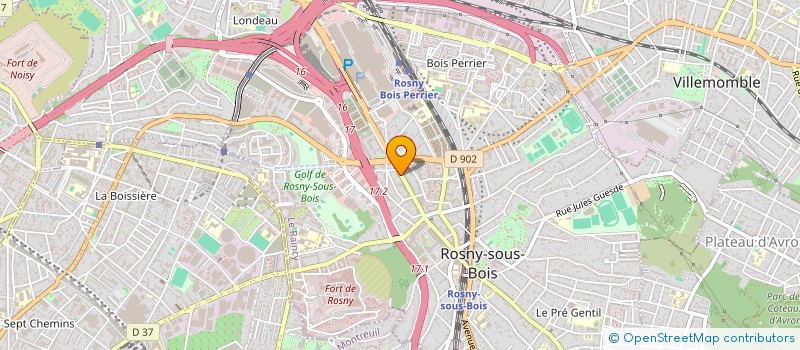 localisation de l'entreprise NOVAUTO à ROSNY-SOUS-BOIS