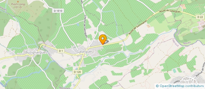 localisation de l'entreprise NOVAVI  GALARGUES