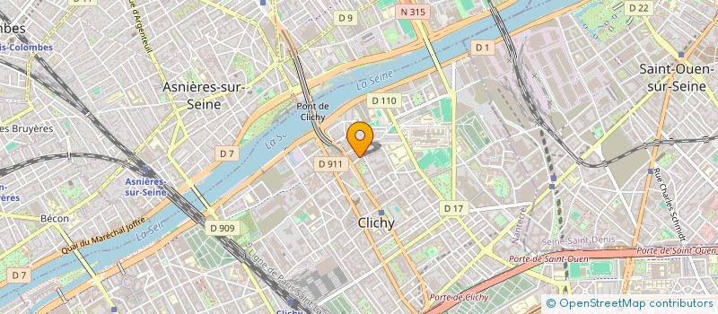 localisation de l'entreprise NOVAVIA à CLICHY