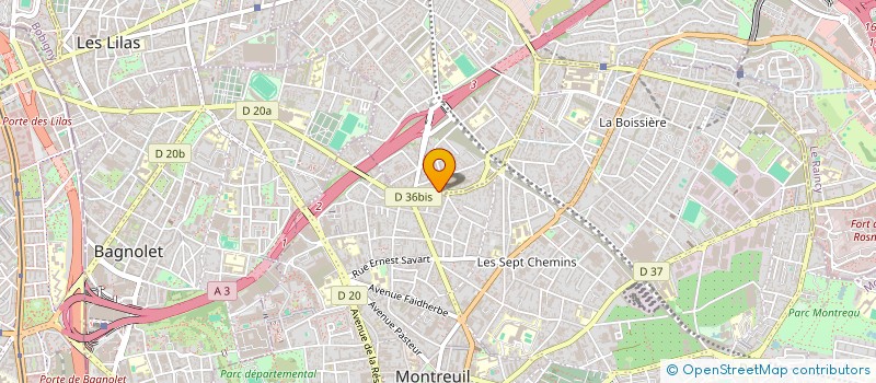 localisation de l'entreprise NOVAWARE à ROMAINVILLE