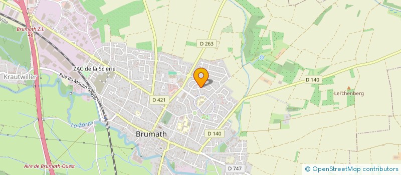 localisation de l'entreprise NOVAX  BRUMATH