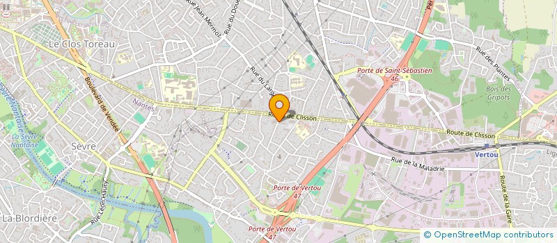 localisation de l'entreprise NOVAXES  VERTOU