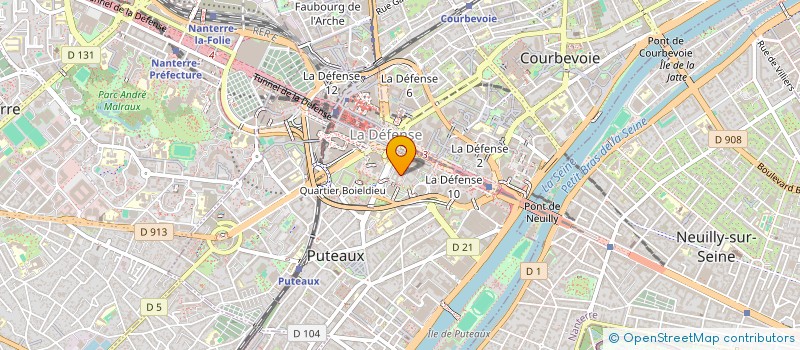 localisation de l'entreprise NOVAZUR  ARGENTEUIL