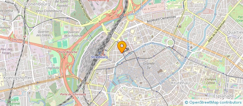 localisation de l'entreprise NOVE à STRASBOURG