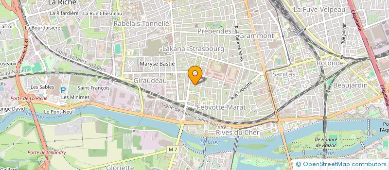 localisation de l'entreprise NOVE NOVE CINCO à TOURS