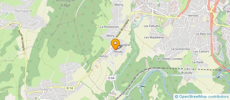 localisation de l'entreprise NOVE QUATTRO  POISY