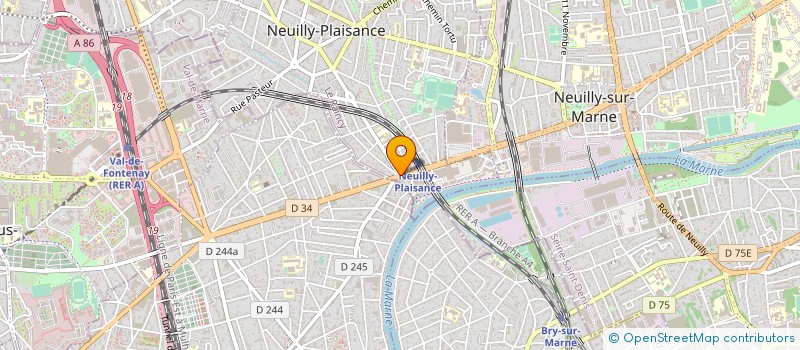 localisation de l'entreprise NOVEA à NEUILLY-PLAISANCE