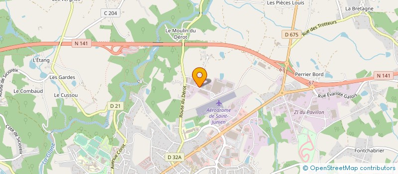 localisation de l'entreprise NOVEA à SAINT-JUNIEN