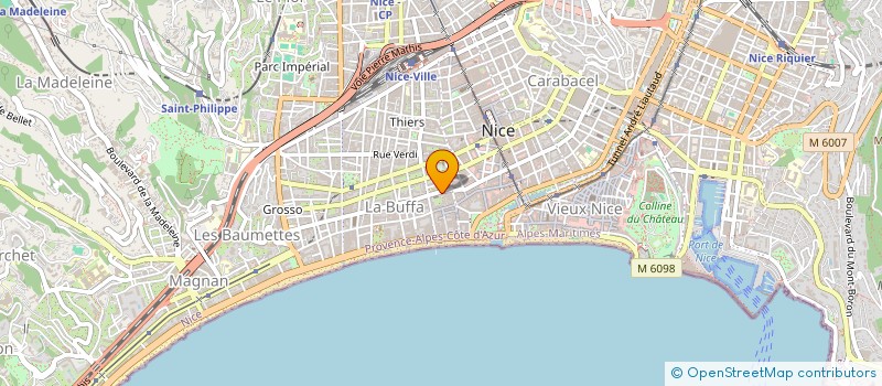 localisation de l'entreprise NOVEA CONSTRUCTION à NICE