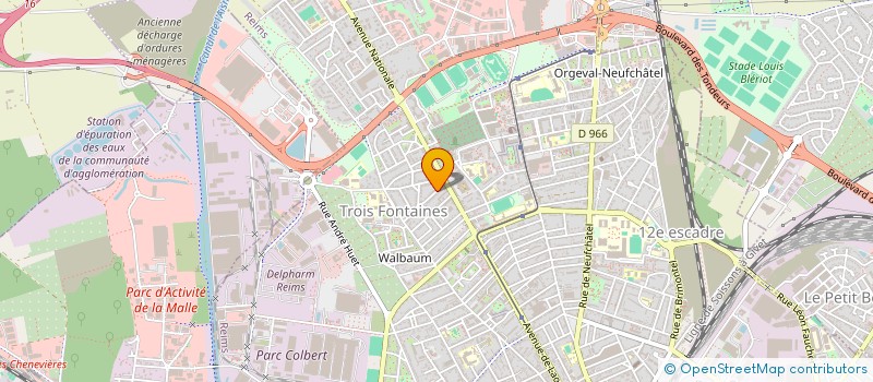 localisation de l'entreprise NOVEA ENERGIE à REIMS