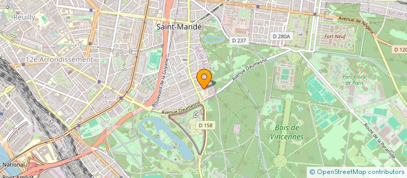 localisation de l'entreprise NOVEA ENERGIE à SAINT-MANDE