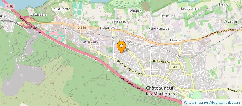 localisation de l'entreprise NOVECOBAT CONSTRUCTION à CHATEAUNEUF-LES-MARTIGUES