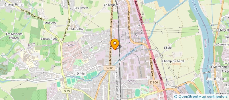 localisation de l'entreprise NOVEKA  ARNAS