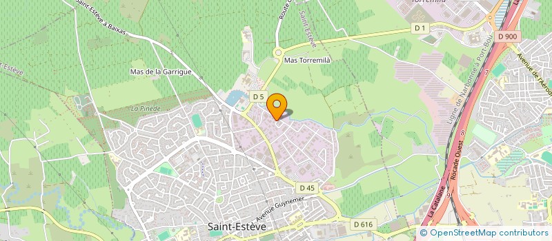 localisation de l'entreprise NOVEL BATI à SAINT-ESTEVE